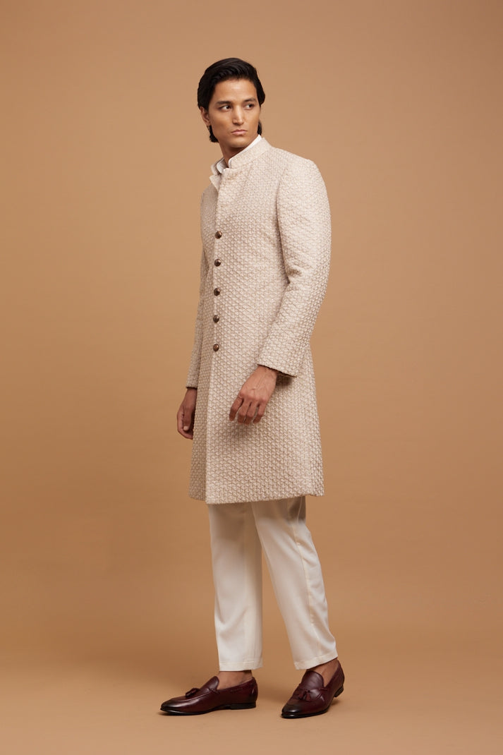 Daffodil Beige Sherwani