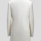 Ivory Cross Flower Bandhgala Set