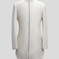 Ivory Dotflower Bandhgala Set