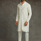 Ivory Ixora Motif Kurta Set