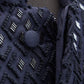 Navy Blue Rhombus Bandhgala Set