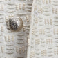 Ivory Criss Cross Bandhgala Set