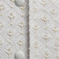 Ivory Dotflower Bandhgala Set