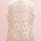 Powder Rose Flower Valley Sleeveless Jacket Set